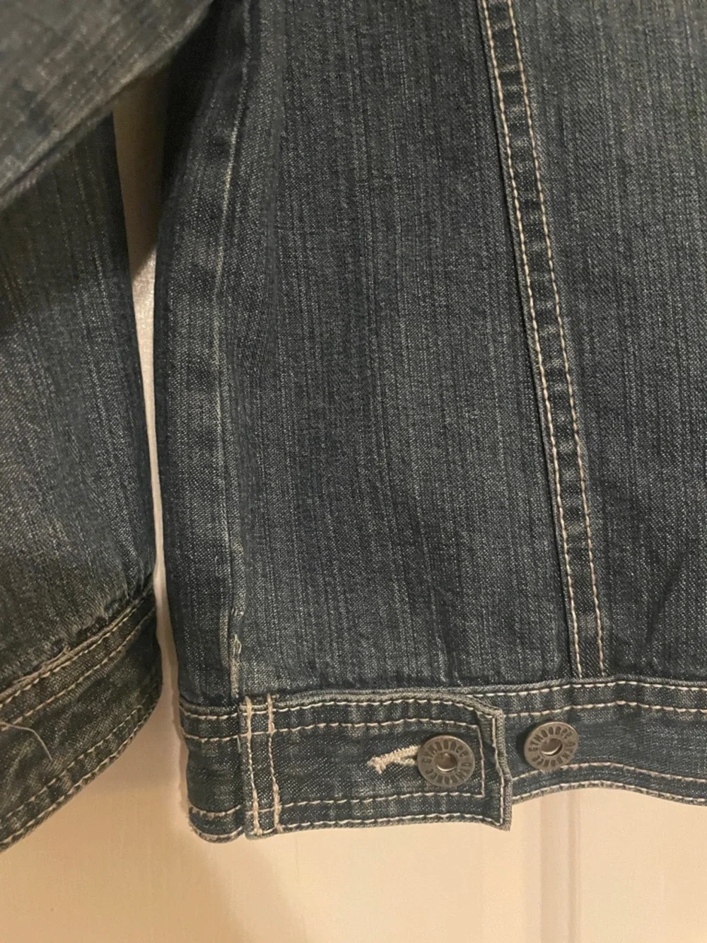 Gymboree Blue Denim Jacket with Brown Corduroy Collar